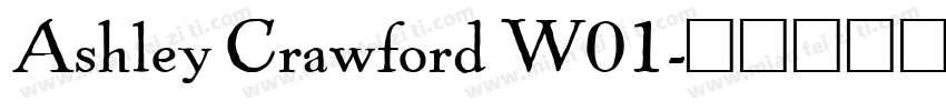 Ashley Crawford W01字体转换